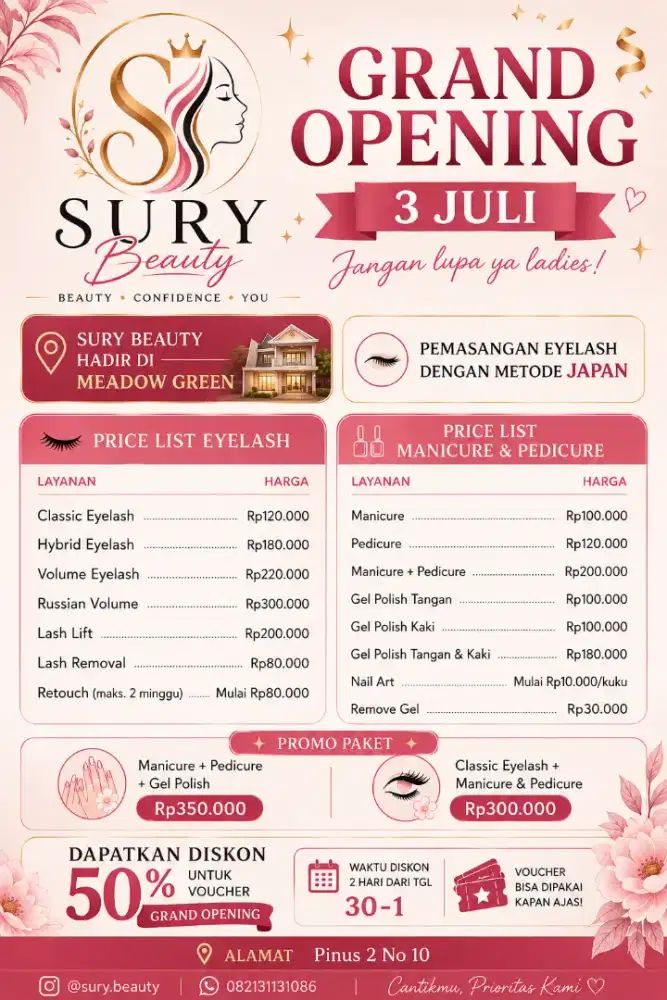 Di cari terapis meni pedi dan nail art