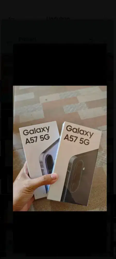 Samsung galaxy A57 ram 12gb 5G dan8/256 garansi resmi
