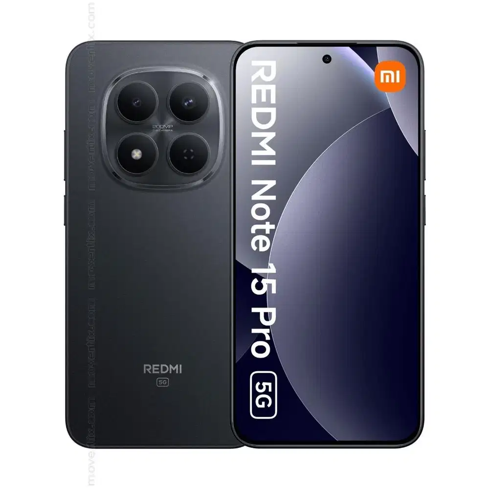 XIAOMI REDMI NOTE 15 PRO 5G 8/256GB BLACK BARU GARANSI RESMI