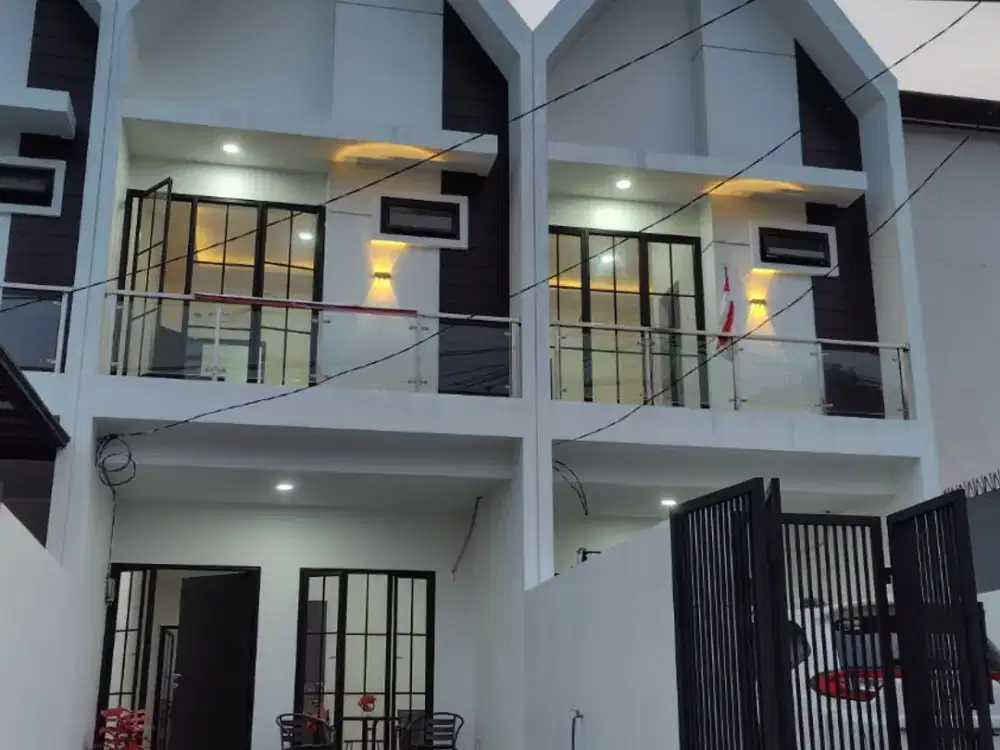 Rumah Baru 2 Lantai Semi Furnished di Kav DKI Meruya