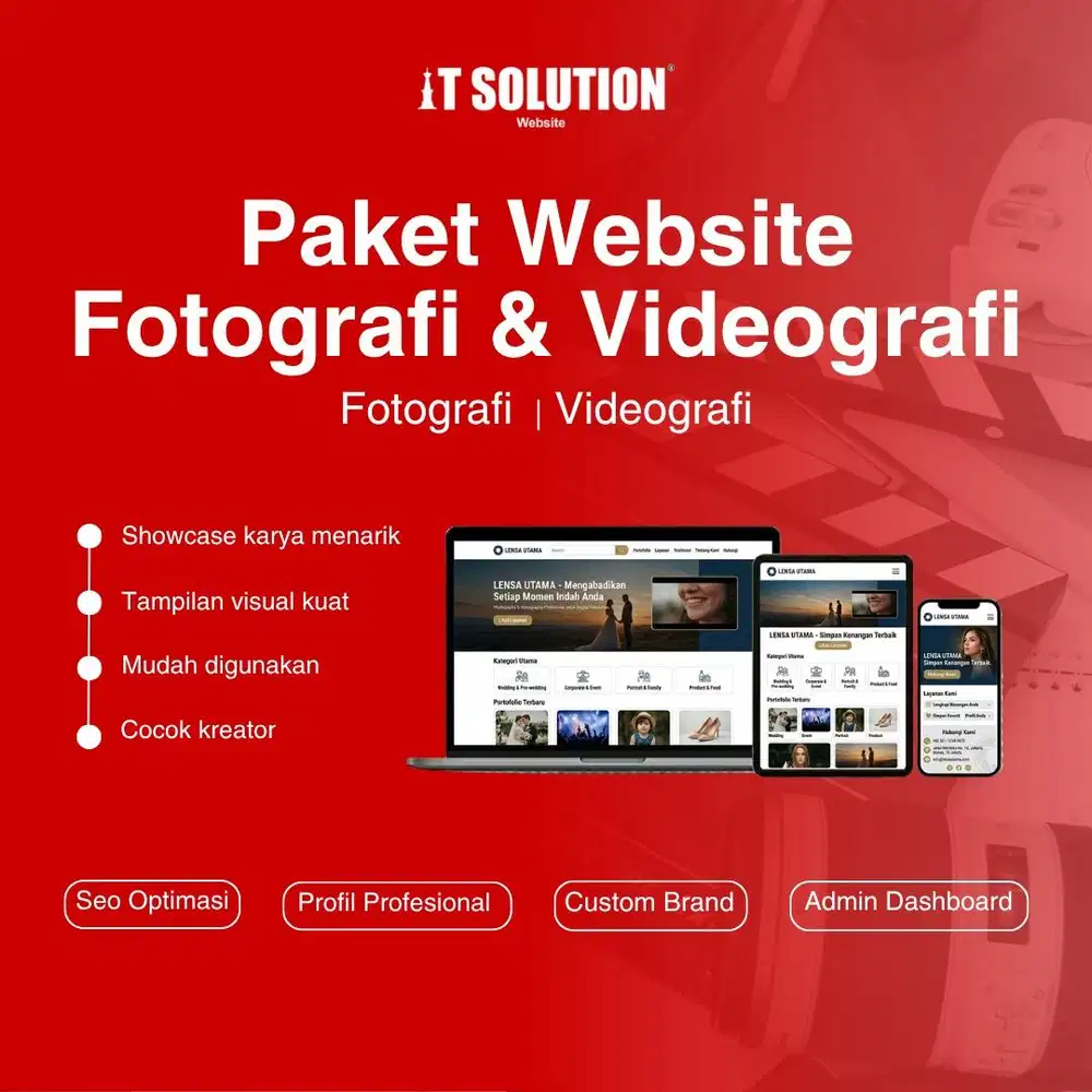 Paket Website Fotografi dan Videografi Profesional di Kulon Progo