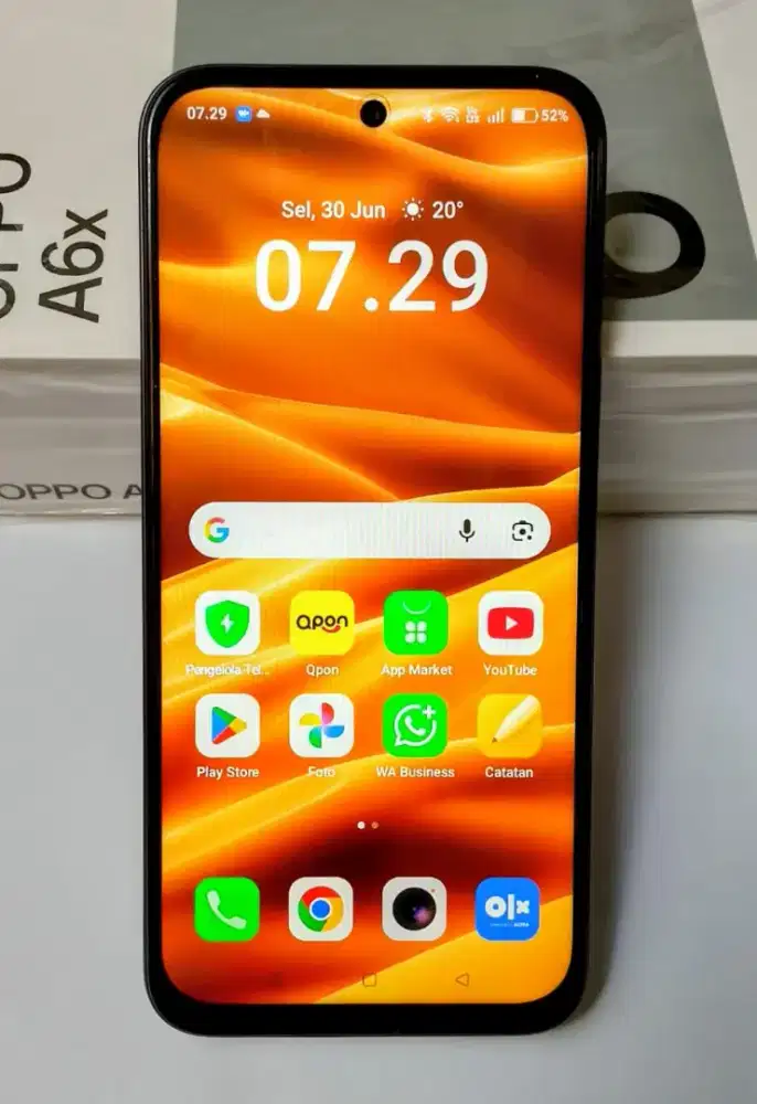 Oppo A6X Ram 4+8/64 Mulus Garansi msh lama