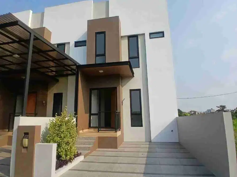 Dijual Rumah Minimalis Cantik Bebas Banjir Di Kemang Pratama. Kota Bekasi