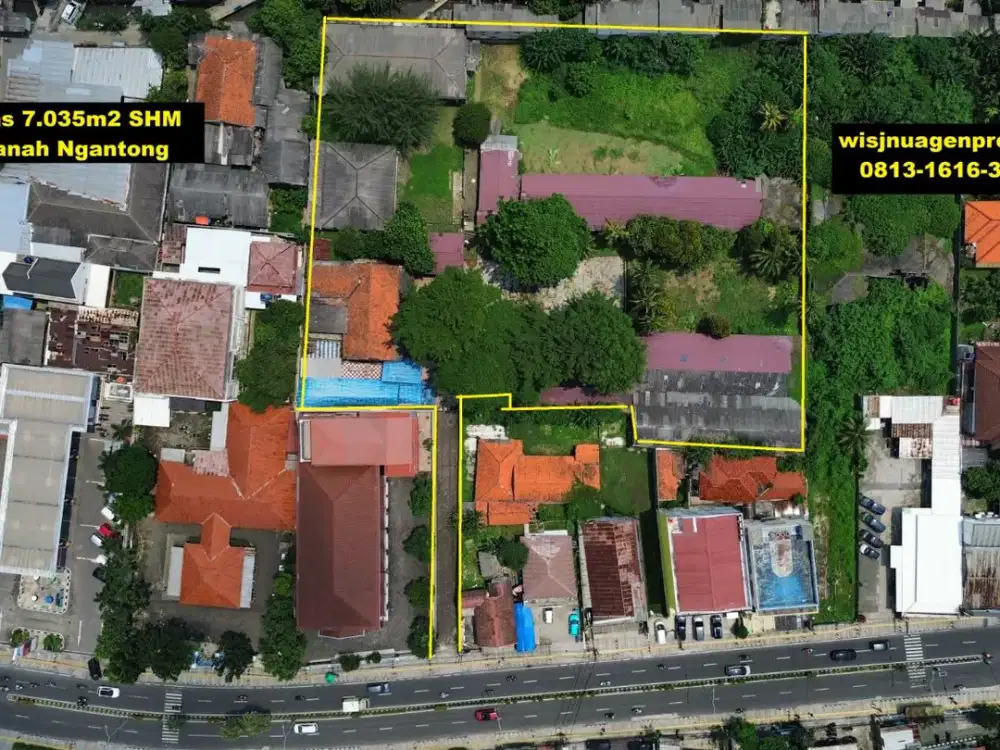 Tanah Ngantong Jalan Raya Kartini dekat Stasiun Depok Lama Untuk Town House Ekslusif