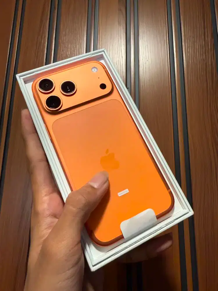 iPhone 17 pm orange baru aktivasi 256gb iBox