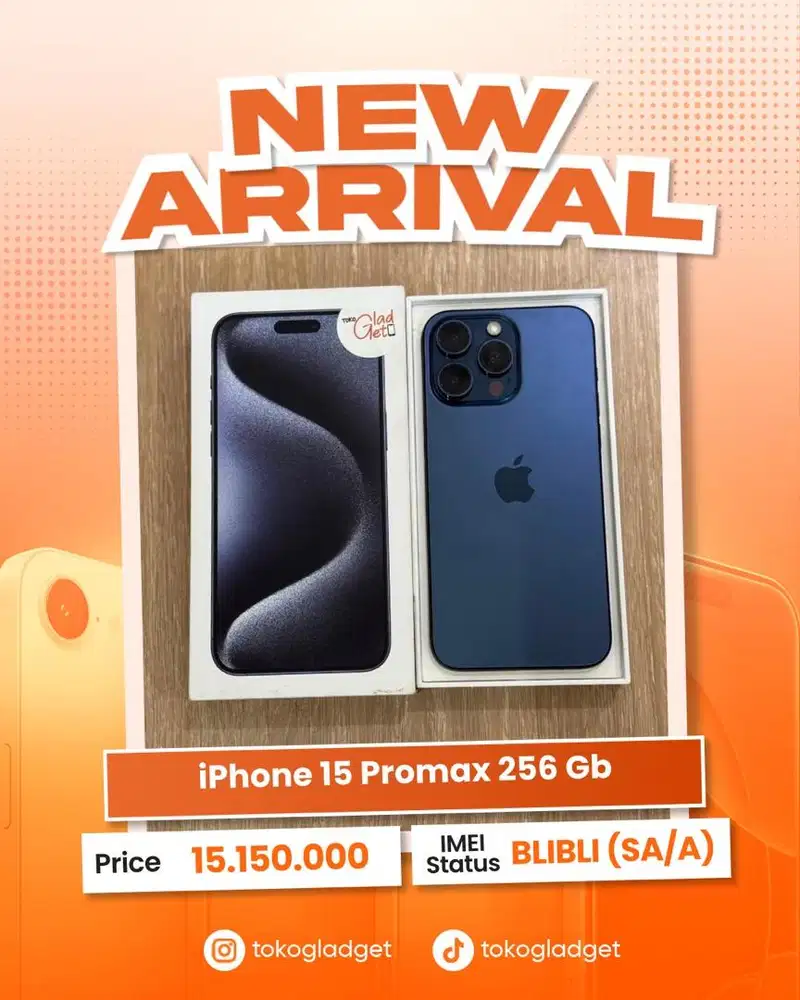 iPhone 15 Promax 256 Gb ex IBOX