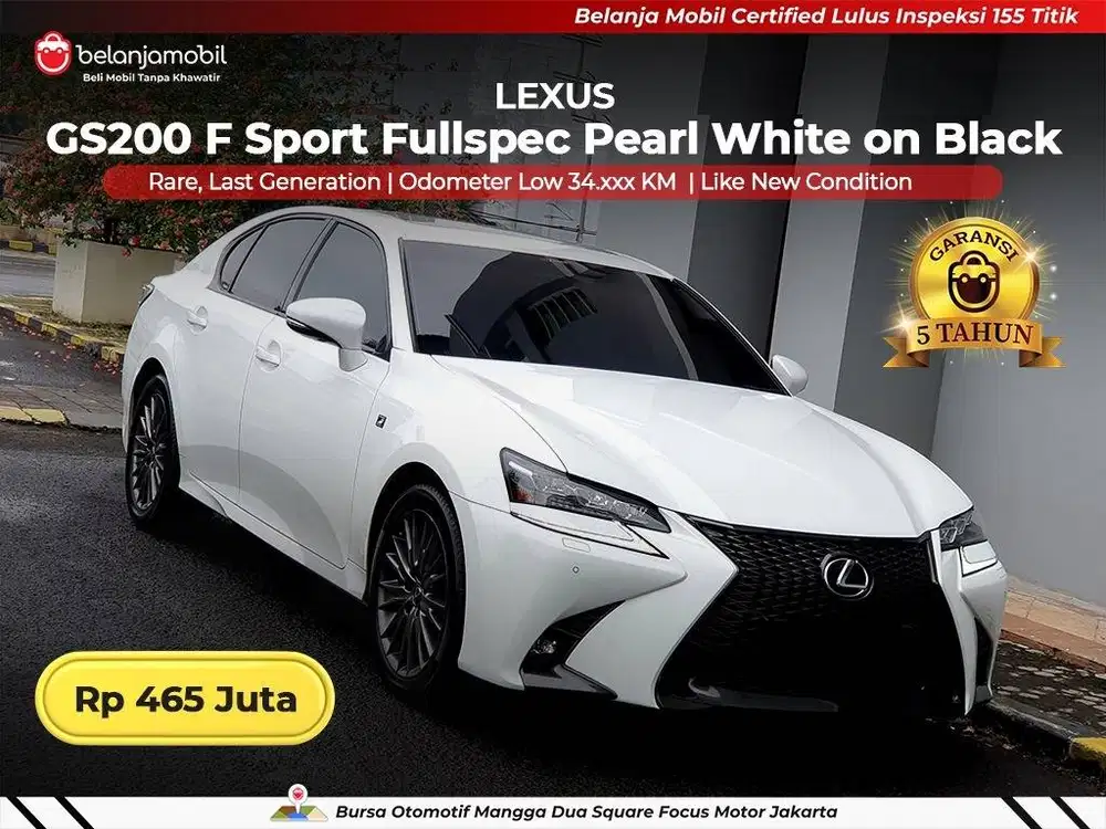 [ LOW KM 34RB ] Lexus GS200 GS 200 F-Sport F Sport Fullspec 2017/2018