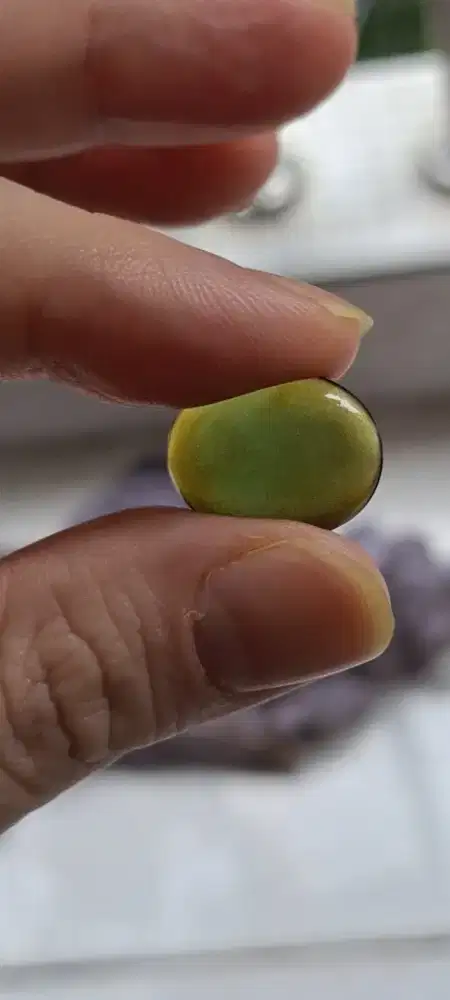 Jual batu bacan coklat merah natural