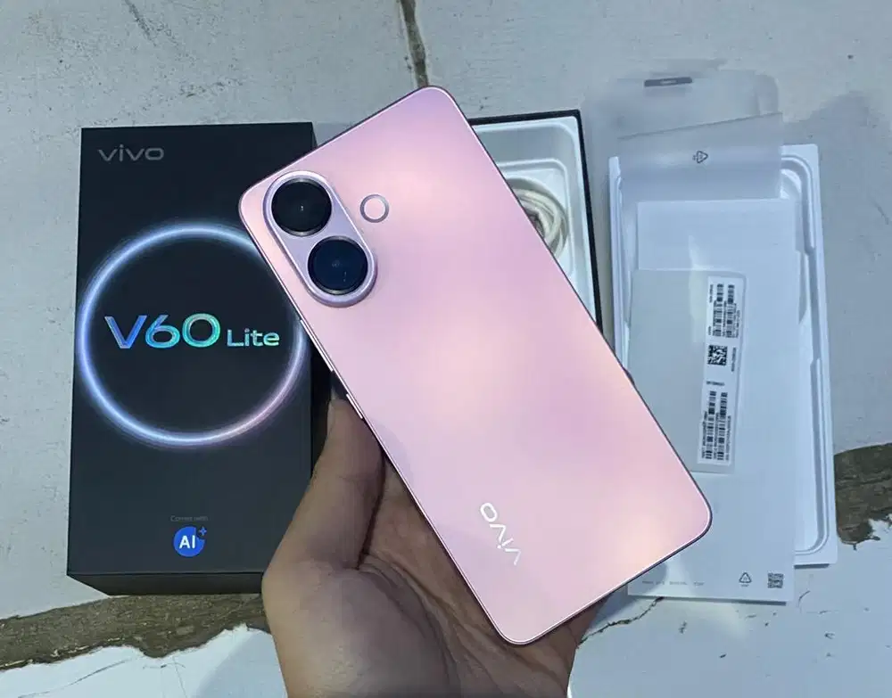 Vivo V60 Lite 8/256 Fullsheet Mulus Garansi 2027
