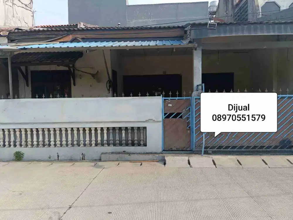 Jual cepat rumah lebar 9 harga itu g tanah, uda tinggi dari jalan di kelapa gading jakut