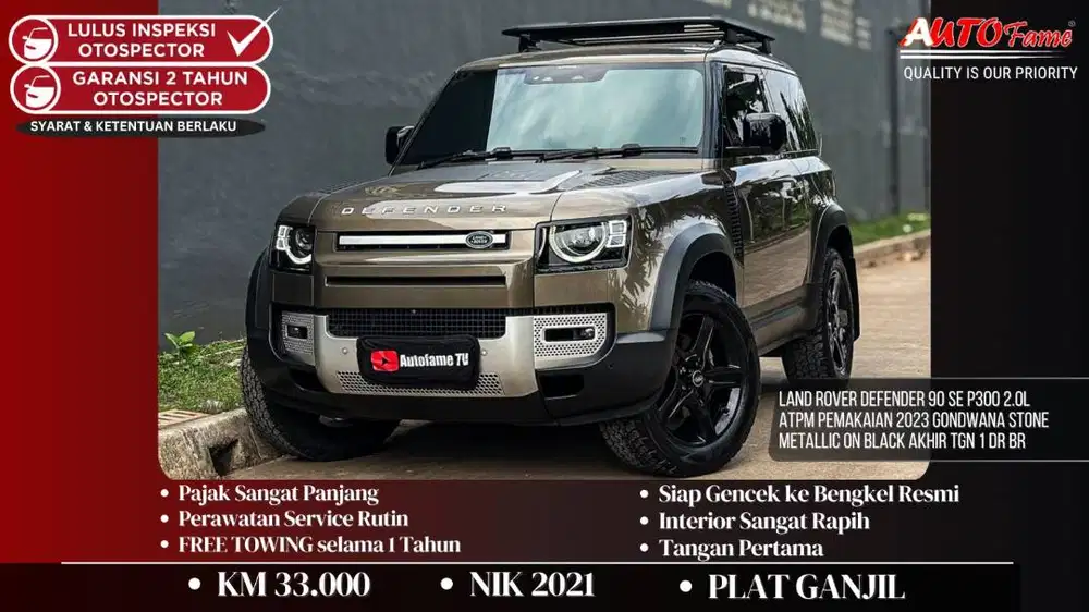 Land Rover Defender 90 SE P300 2.0L ATPM NIK 2021