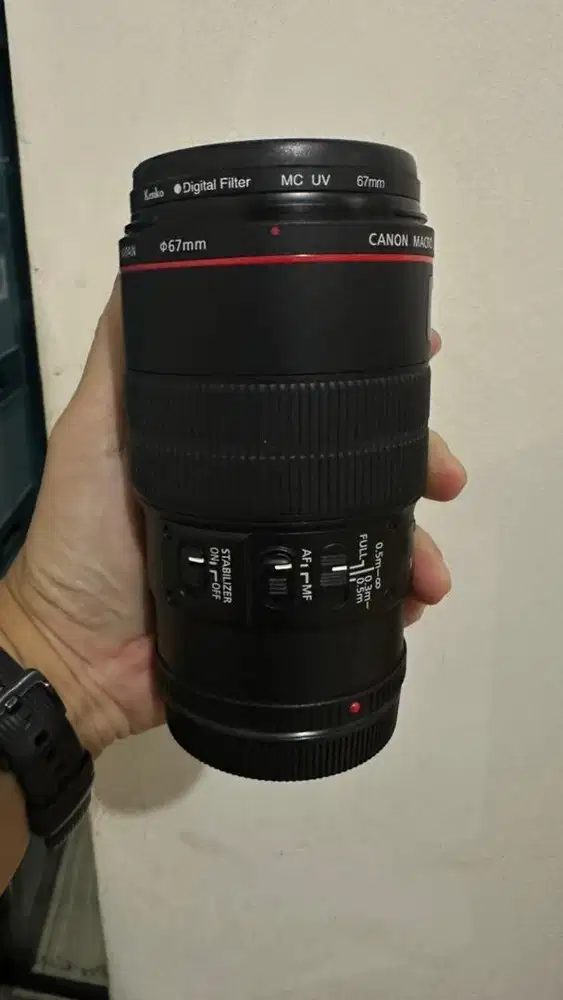Jual lensa fix canon EF 100mm f/2.8 L USM Macro