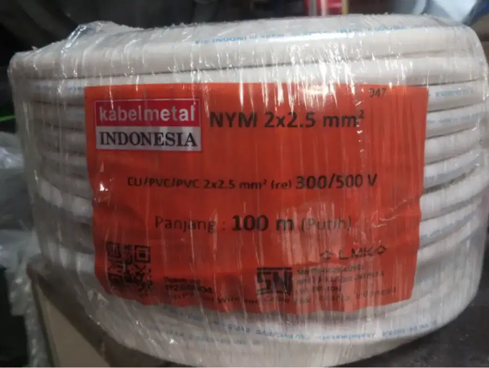 Kabel Metal Indonesia 2x2,5 100Meter