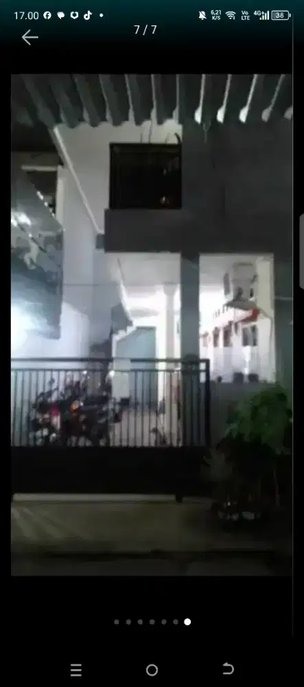 Kontrakan kosong atas tengah meruya