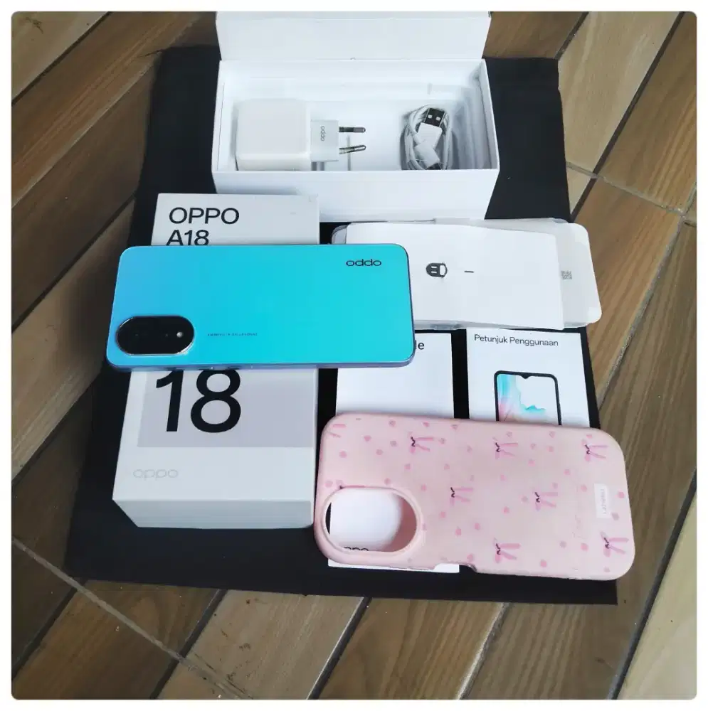 Oppo A18 Dual SIM Fullset Normal Mulus Terawat NETT MURAH