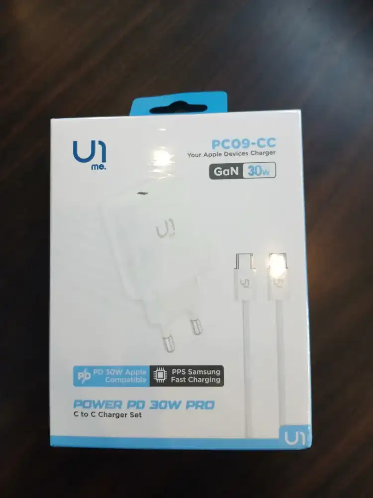 1UME PC09-CC 30watt free kabel c to c nylon braided 100cm