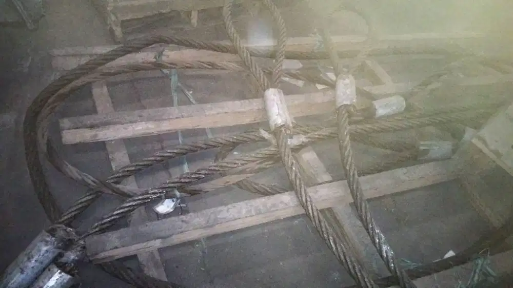 Wire Rope Sling 36MM x 8.2M x 2 Timbles