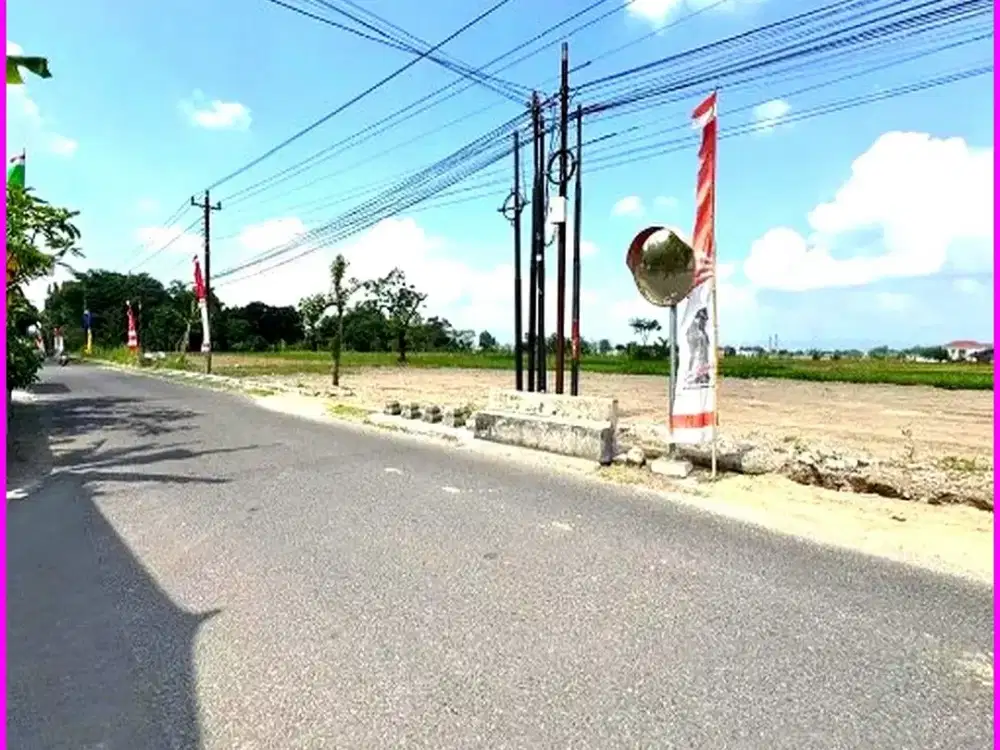 Dekat Candi Sambisari Tanah Sleman Jogja di Jl. Raya Sambiroto