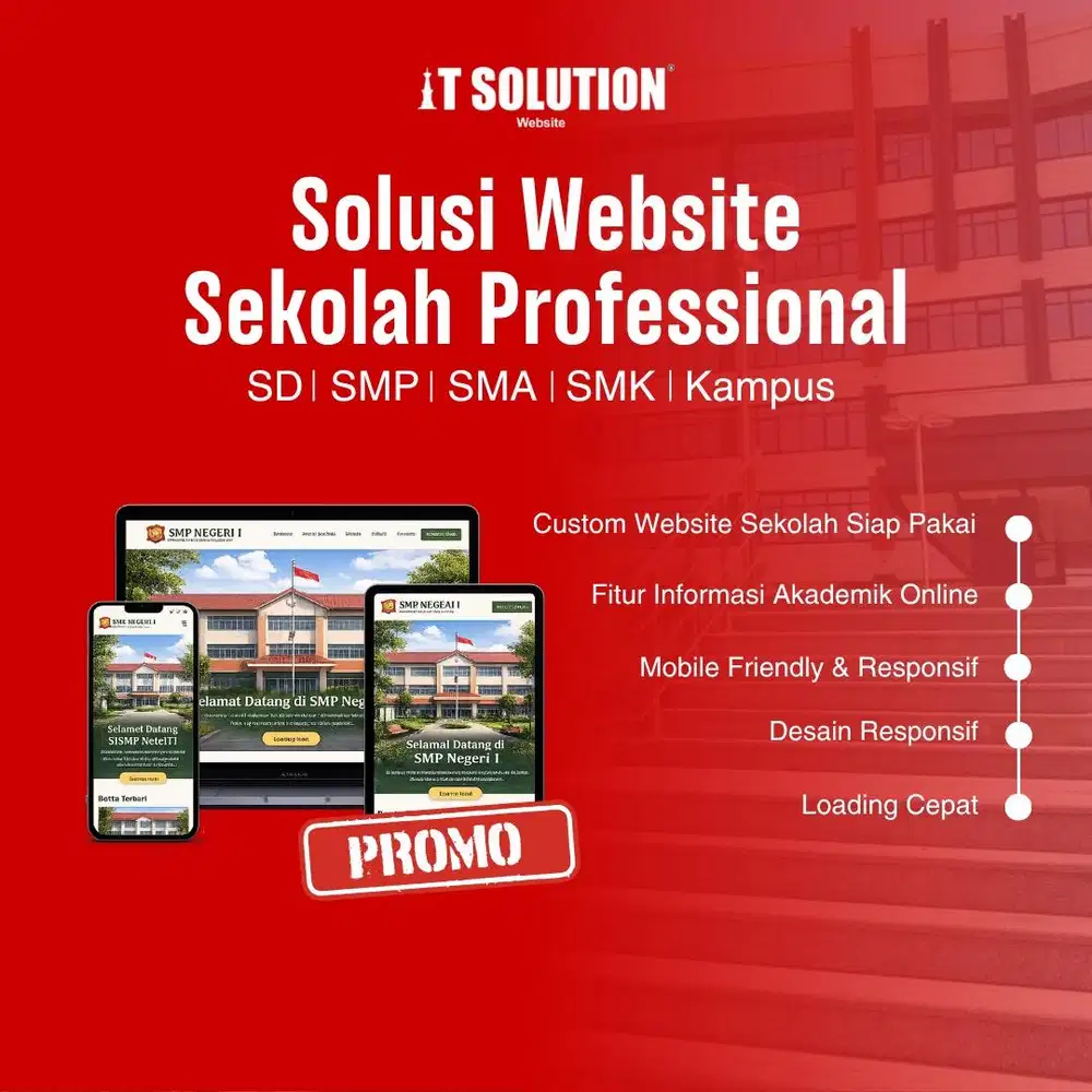 Solusi Website Sekolah Profesional di Bantul