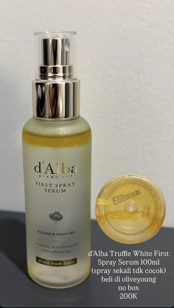 D'Alba Truffle White First Spray Serum 100ml