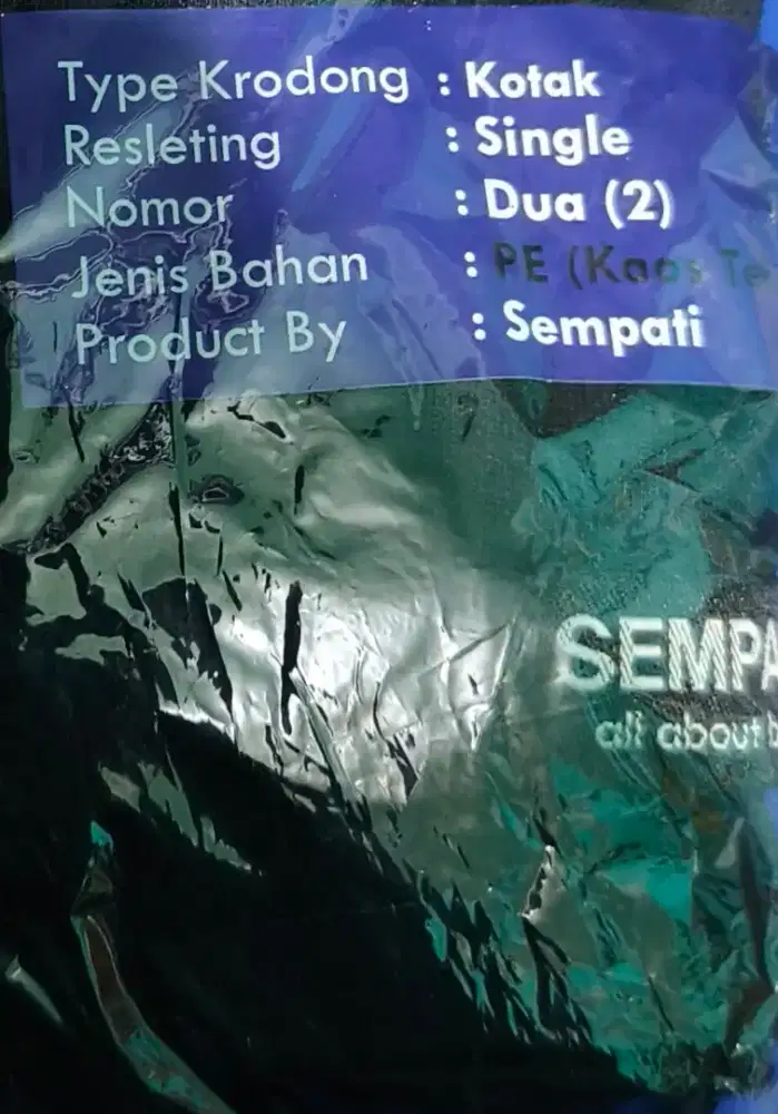 KRODONG SEMPATI KANDANG KOTAK NO 2 WARNA HITAM