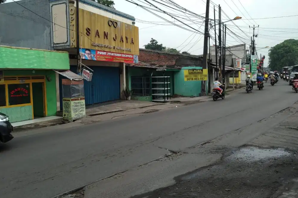 Dijual Tanah/Kios Gandeng Di Pinggir Jalan Raya Utama.