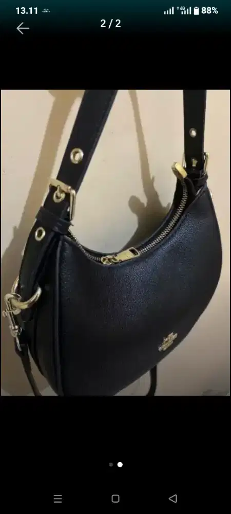 Tas Coach Hitam
