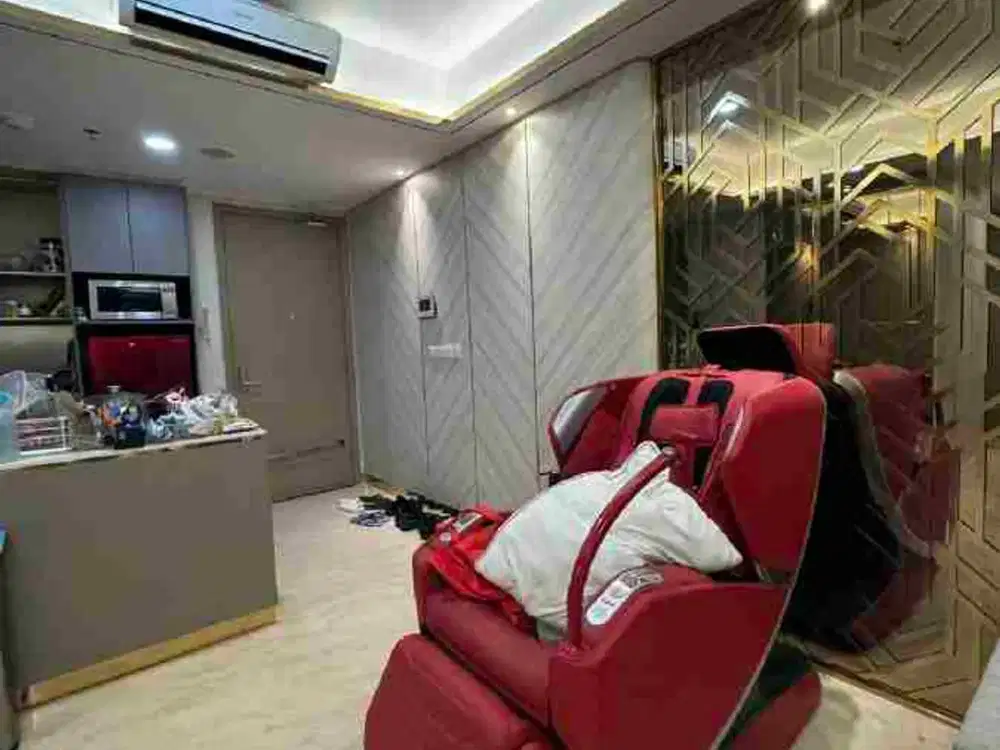 DIJUAL UNIT MEWAH APARTEMEN GOLD COAST PIK 2 BEDROOM 90M FULL FURNISH INTERIOR PREMIUM