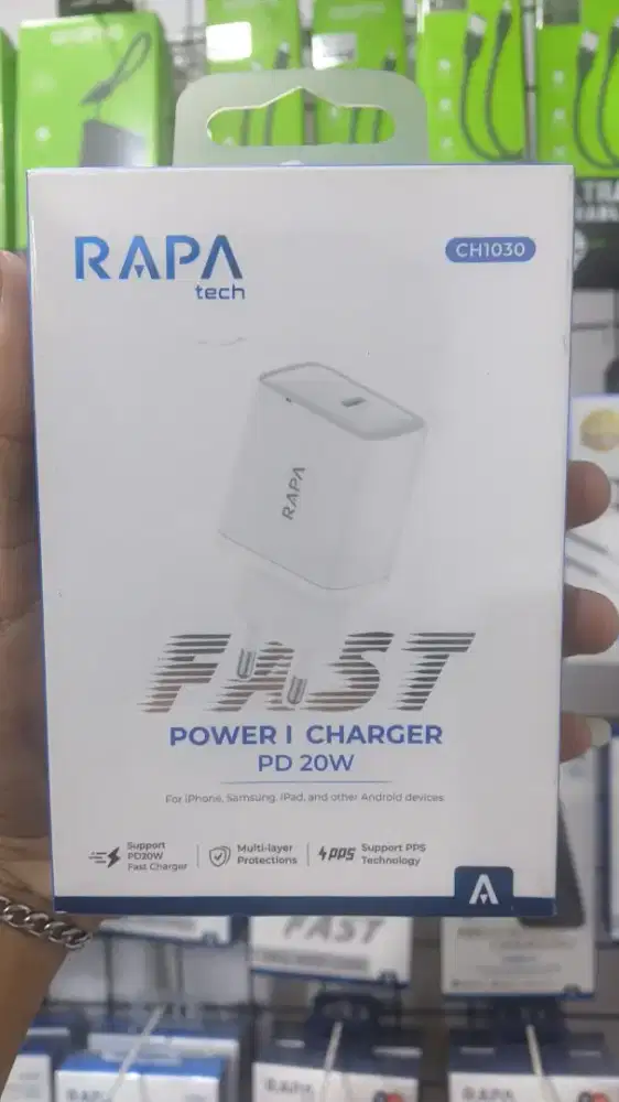 ADAPTOR TYPE-C 20W RAPA TECH CH1030