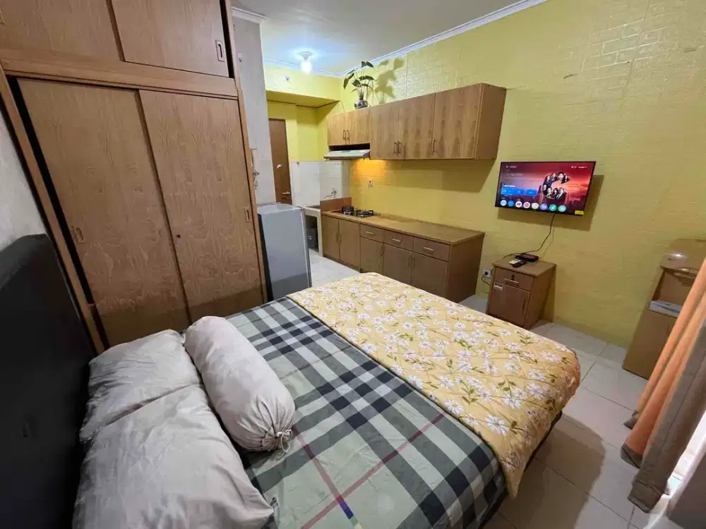Disewakan studio maple park furnished tahunan
