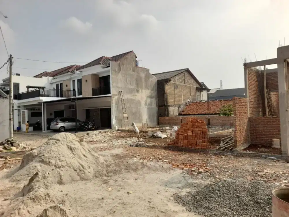 Rumah cluster mewah 2lantai full bata merah lokasi bebas banjir di Jatibening dekat stasiun LRT
