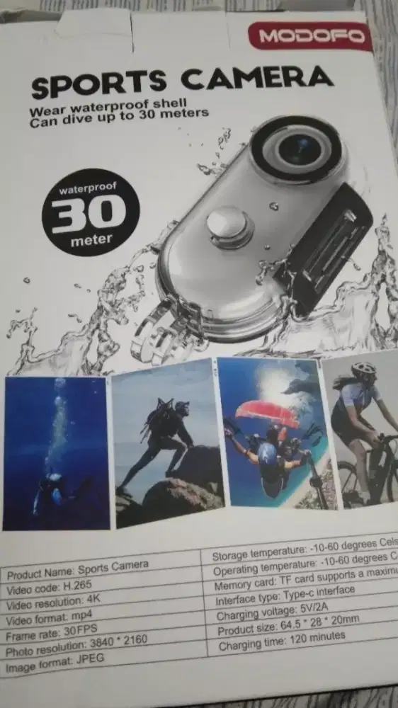 Modofo sports camera