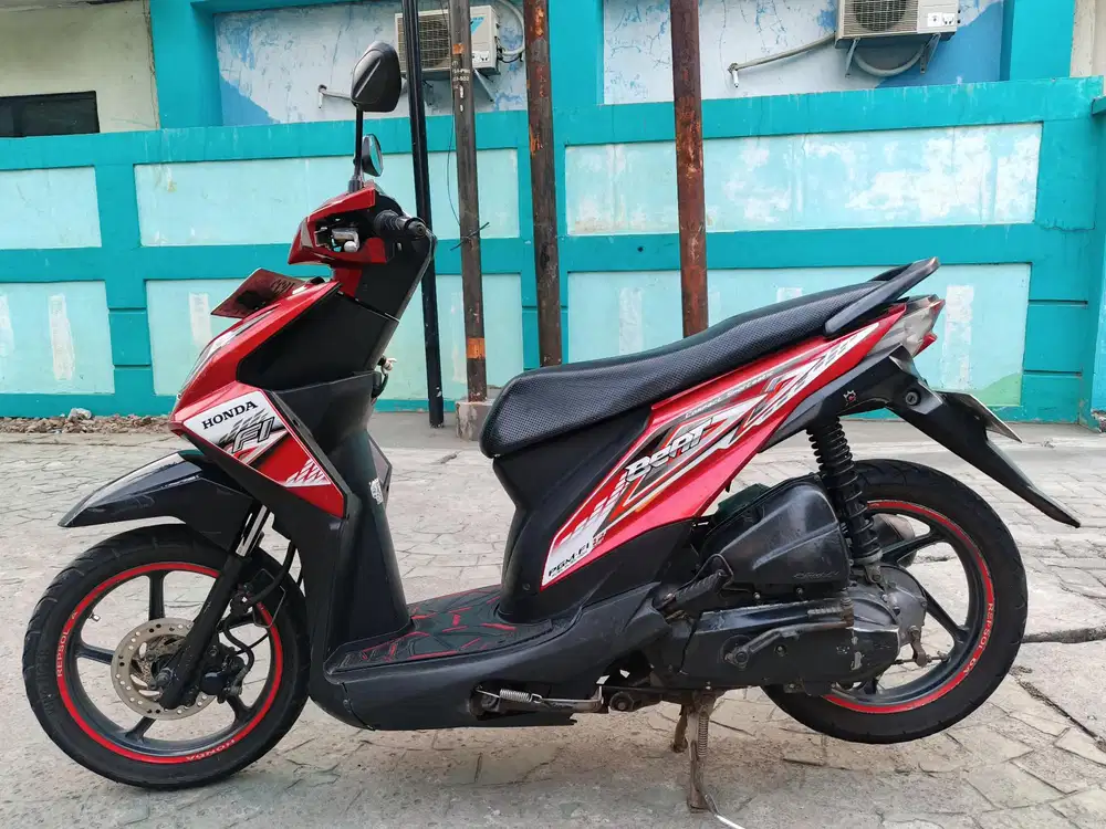Honda beat Fi 2014 stater tokcer halus mulus terawat