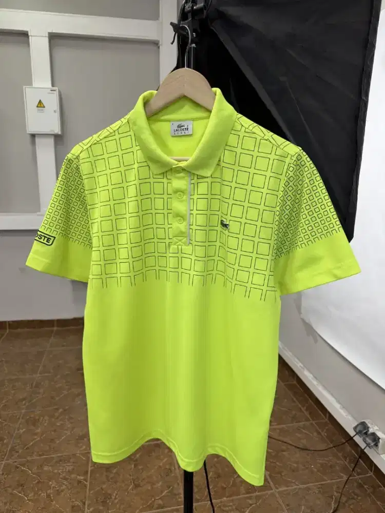 Kaos kerah Lacoste sport tenis