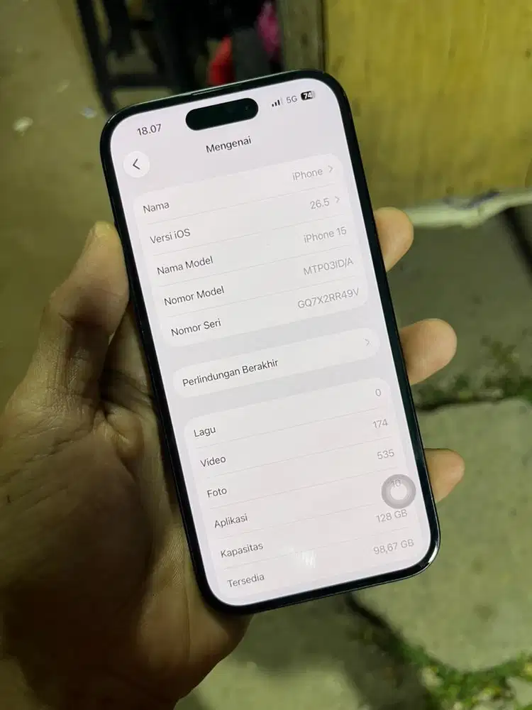 Iphone 15 128gb ex ibox