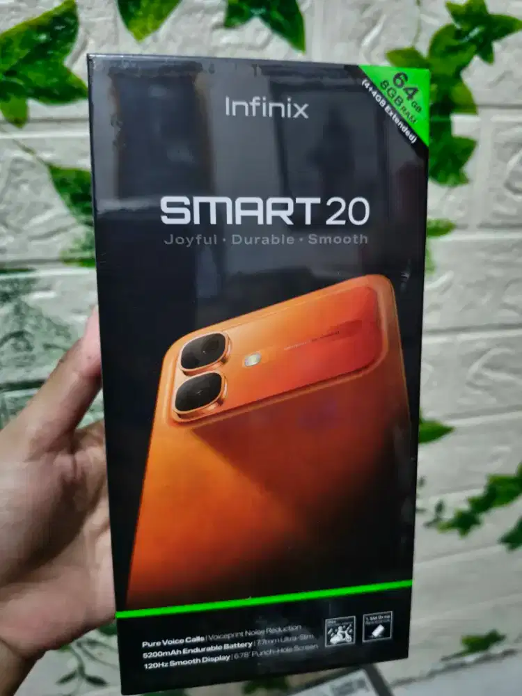 INFINIX SMART 20 BLUE RAM 4+4/64 GB ROM BARU GARANSI RESMI 1 TAHUN
