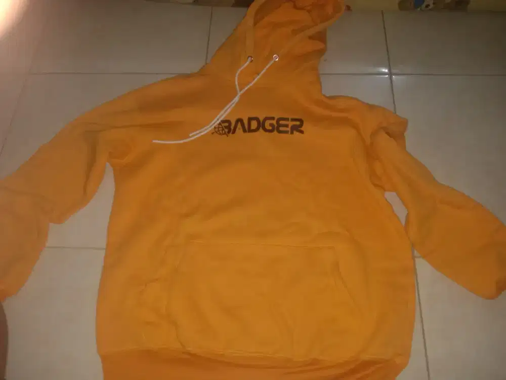 Jual Hoodie orange Badger