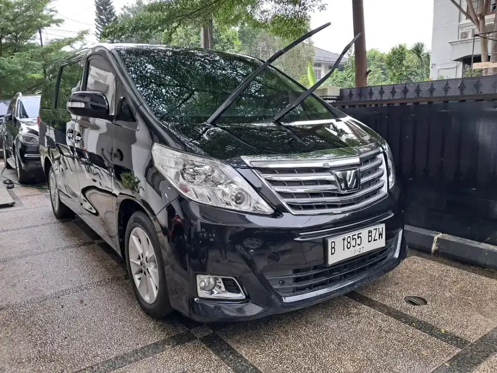 Alphard G ATPM pilot seat tahun 2012 km 60ribu