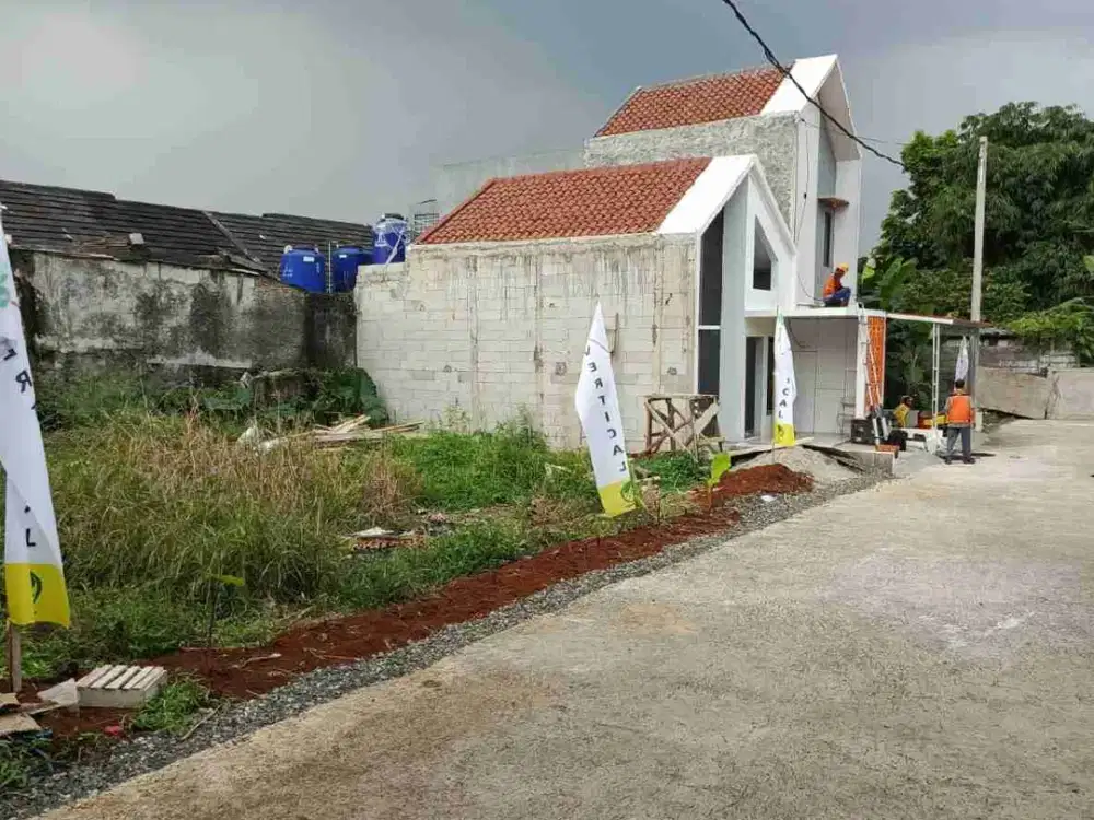 Hunian Cantik Cluster bisa jual kavling bisa KPR developer
