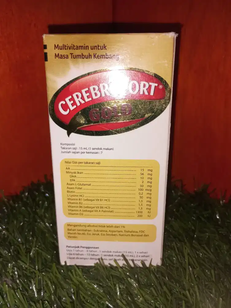 Cerebrofort GOLD. Multivitamin untuk masa tumbuh kembang