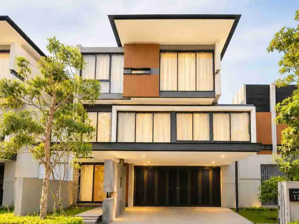 Rumah Mewah 3 Lantai di Nava Park BSD City, Semi Furnished, Private Pool
