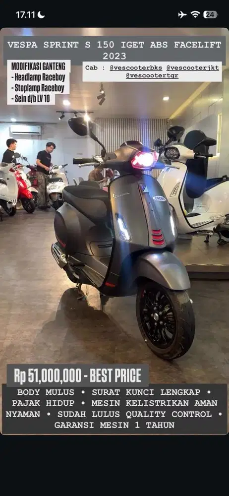 VESPA SPRINT S 150 IGET ABS FACELIFT 2023