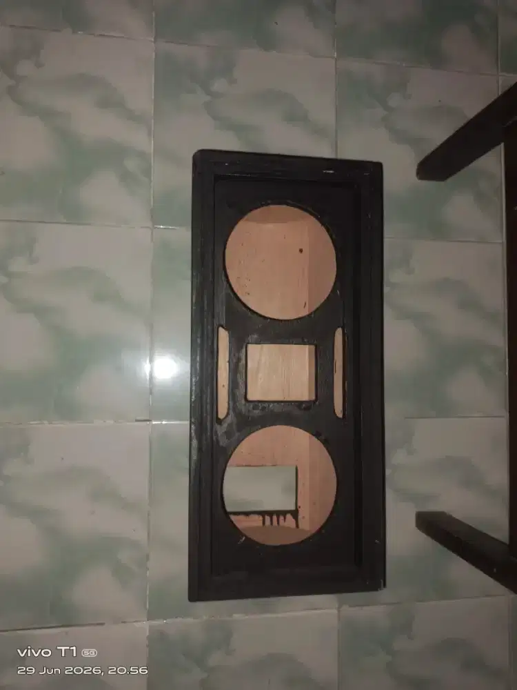 Jual box sr double 6 inchi sudah ada lubang speakon