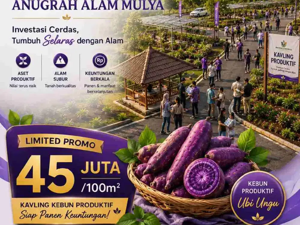 JUAL TANAH KAVLING PRODUKTIF BOGOR TIMUR