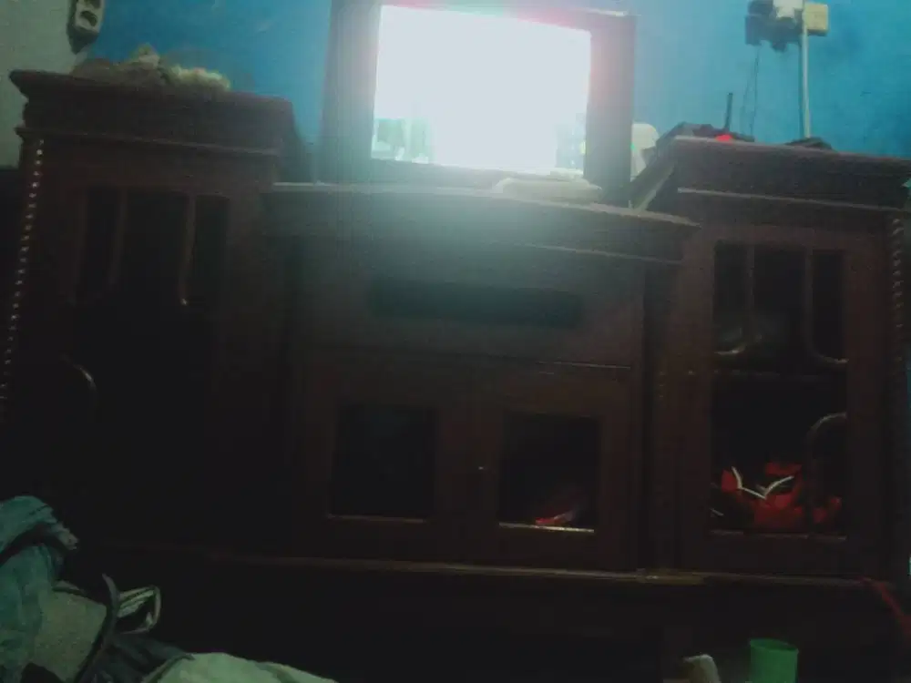 bufet TV kayu jati