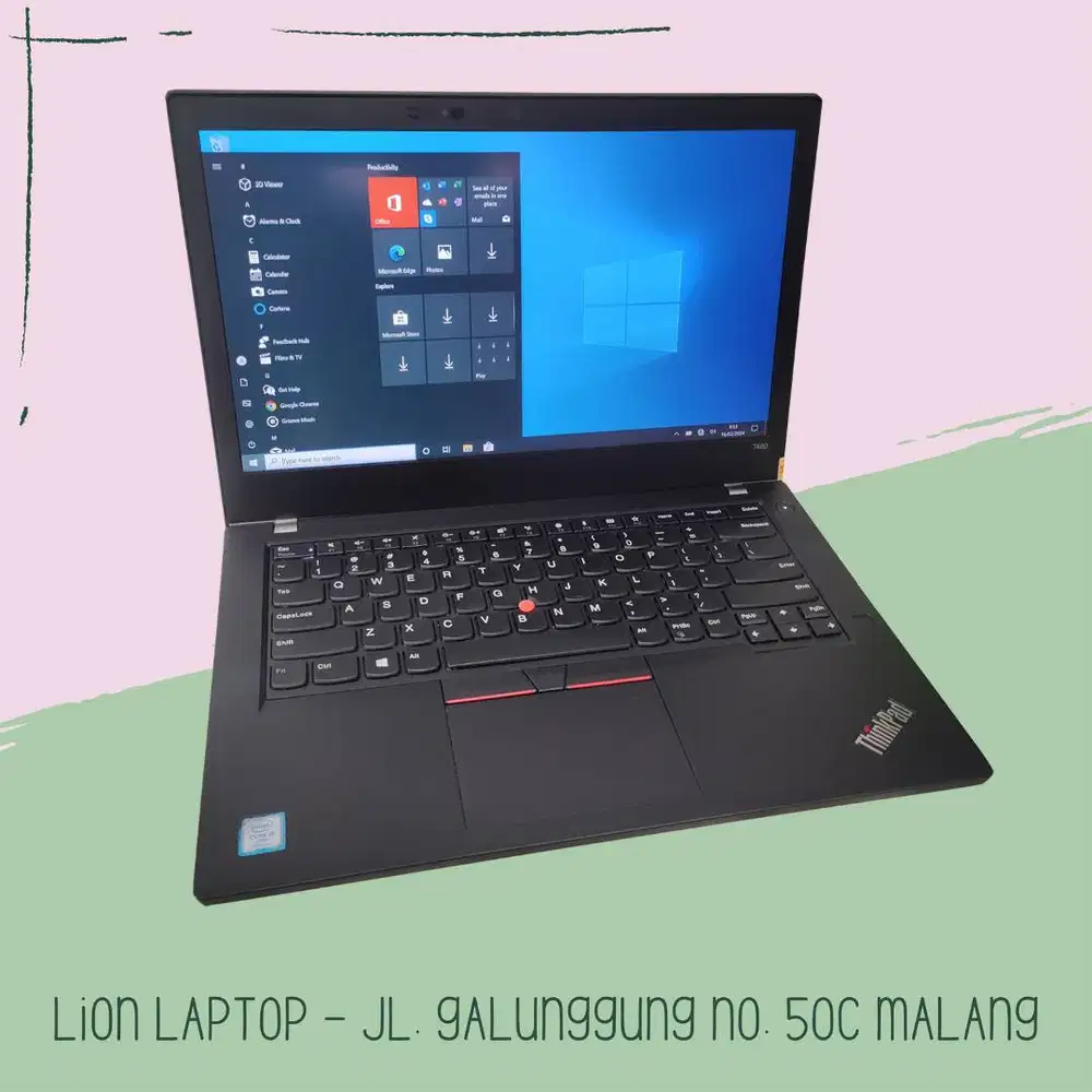 RAM 8GB Core i5 gen 8 Lenovo Thinkpad T480 [30|06]