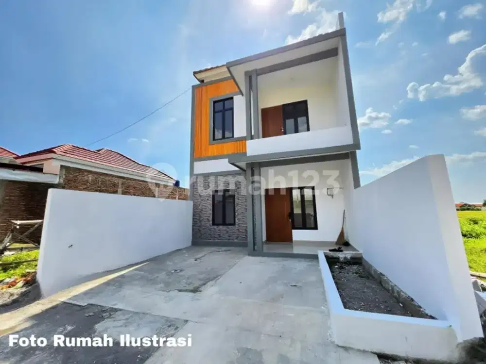 Rumah Bagus Cluster Pesan Bangun Tengah Kota Sukoharjo Strategis