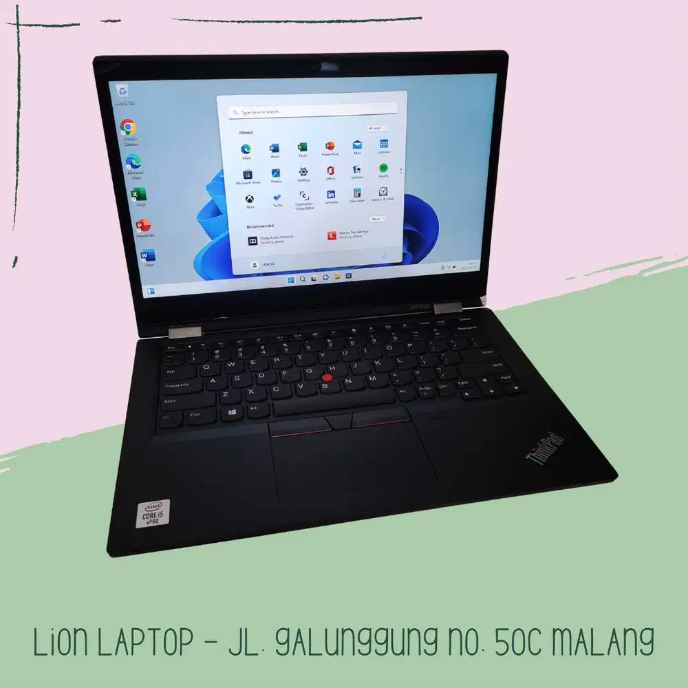 RAM 16GB Core i5 Gen10 Flip 360° SSD 256GB Lenovo Thinkpad YOGA L13 [3