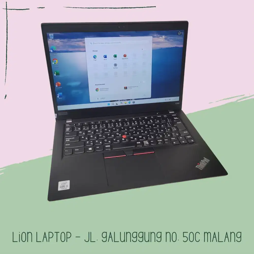 i5 GEN 10 Murah RAM 8GB Lenovo Thinkpad X390 [30|06]