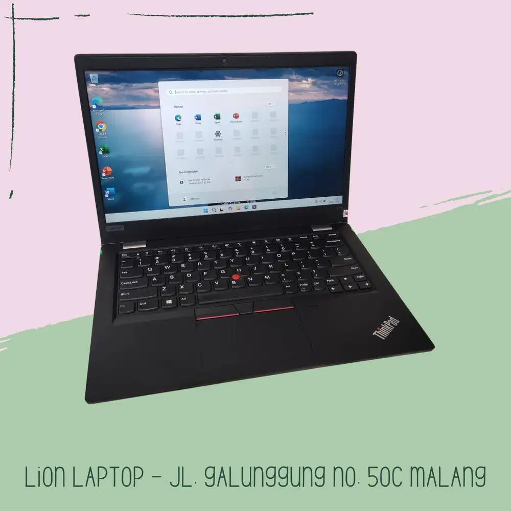 i5 Gen 10 Slim RAM 8GB SSD 256GB Lenovo Thinkpad L13 [30|06]